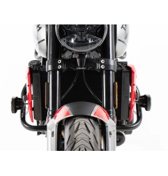 Hepco Becker 5017682 00 01 Barra di protezione motore nera con pad protettivi per Triumph Trident 660 dal 2025
