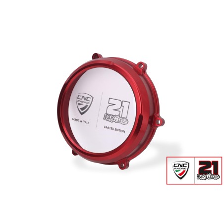CNC Racing CA210BTB/CA210RTB Cover frizione trasparente per Ducati V4