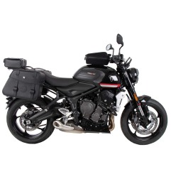 Hepco Becker 6587682 01 01 Portapacchi posteriore tubolare nero per Triumph Trident 660 dal 2025