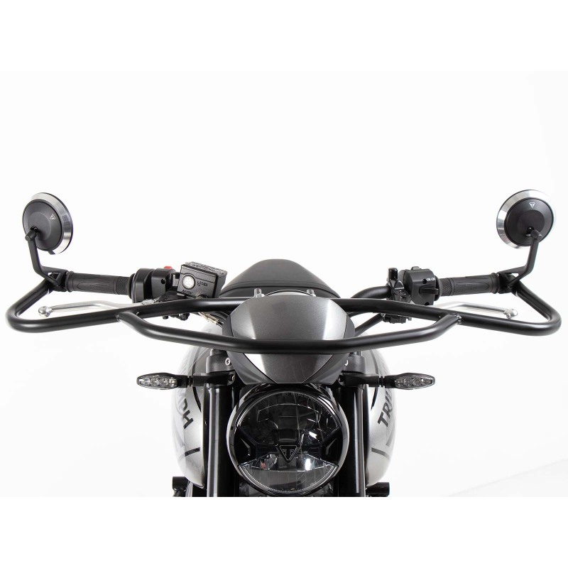 Hepco Becker 5037682 00 01 Barra di protezione anteriore nera per Triumph Trident 660 dal 2025