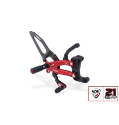 CNC Racing PE406RBTB Pedane regolabili Ducati Panigale V4/V4 S/V4 R
