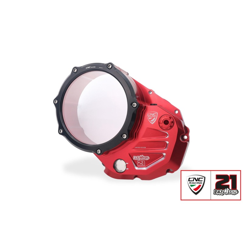 CNC Racing CA501BRTB/CA501RBTB Carter frizione trasparente Ducati CNC Racing CA501BRTB/CA501RBTB Carter frizione trasparente Ducati