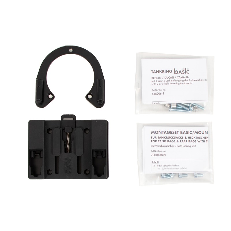 Hepco Becker 5164567 00 01 Tankring BASIC con fissaggio per borsa serbatoio per Yamaha MT-03 dal 2020 al 2024