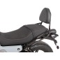 Hepco Becker 600563 00 01 Sissybar senza portapacchi posteriore nero per Moto Guzzi V7 Sport dal 2025