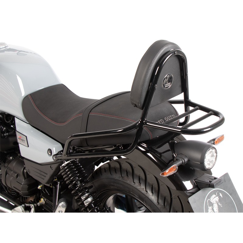 Hepco Becker 611564 00 01 Sissybar con portapacchi nero per Moto Guzzi V7 Stone dal 2025