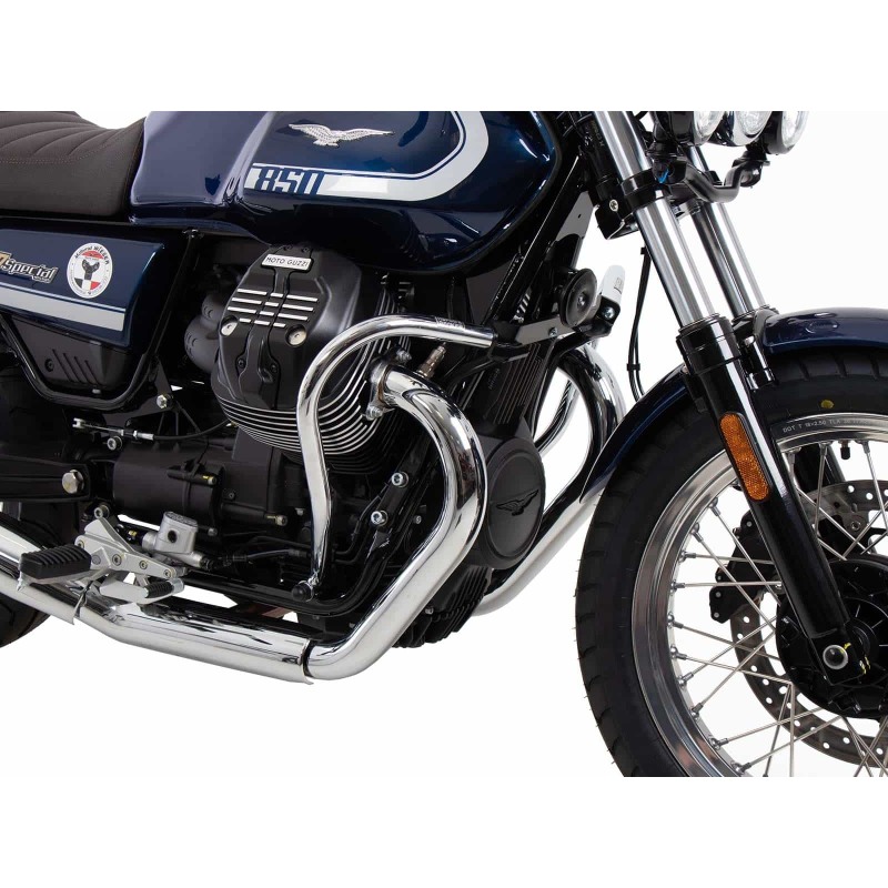 Hepco Becker 501565 00 02 Barra protezione motore cromata per Moto Guzzi V7 Special dal 2025