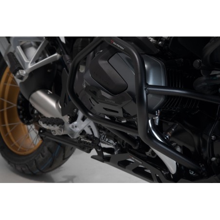 SW-Motech MSS.07.904.10202/B Protezione cilindri in alluminio Nero BMW R1250GS/RT/RS