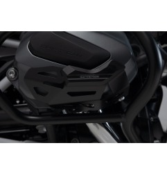 SW-Motech MSS.07.904.10202/B Protezione cilindri in alluminio Nero BMW R1250GS/RT/RS