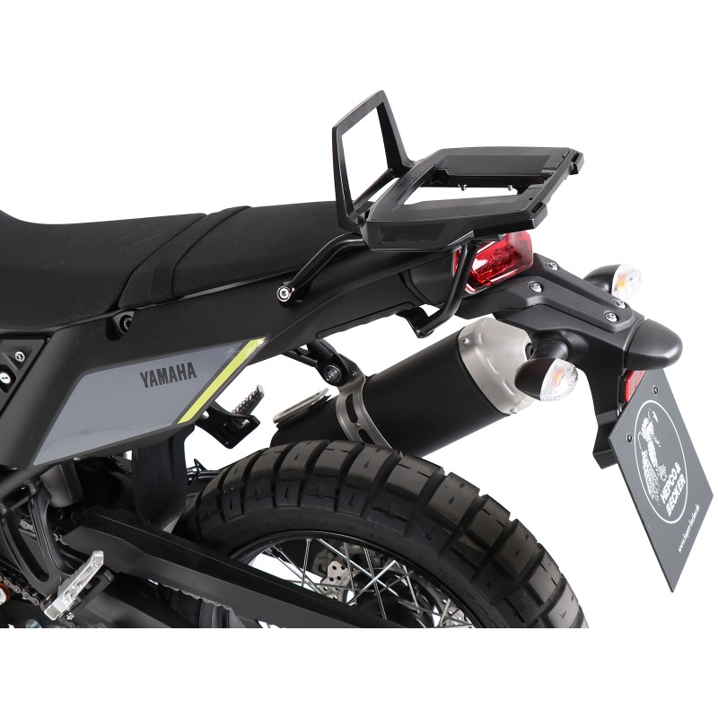Hepco Becker 6524583 01 01 Portapacchi posteriore Alurack per Yamaha Ténéré 700 Rally dal 2025, nero