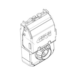 Givi Z8452CMR blocco cerniera per bauletto Trekker Outback Evo 42/58L