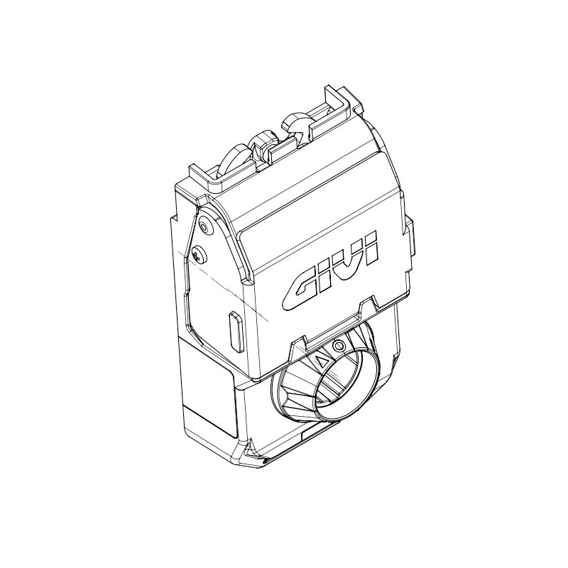 Givi Z8452CMR blocco cerniera per bauletto Trekker Outback Evo 42/58L Givi Z8452CMR blocco cerniera per bauletto Trekker Outback Evo 42/58L