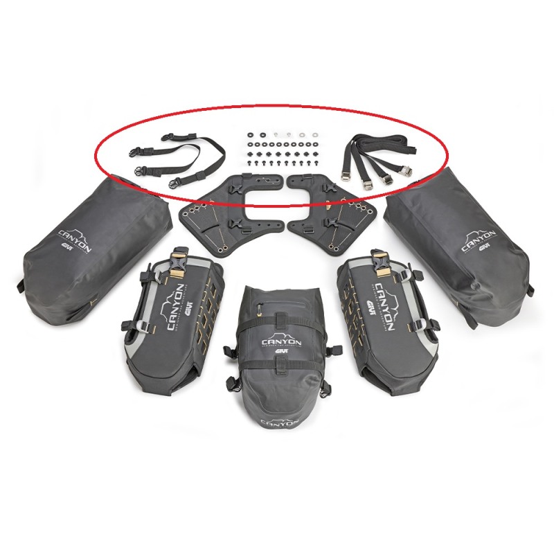Givi GRT721BR‑KITACC Kit accessori per kit borse Canyon GRT721B Givi GRT721BR‑KITACC Kit accessori per kit borse Canyon GRT721B