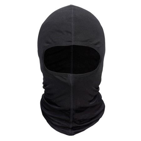 Hevik HAC209 Passamontagna sotto casco cotone‑seta nero