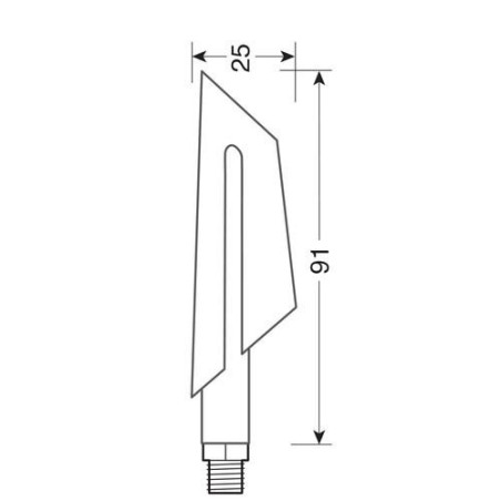 Lampa 90473 frecce moto Ciclone a led