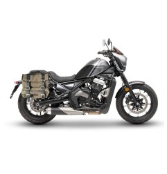 Bags & Bike SAHARA V CALI Coppia Borse Laterali Canvas Verde Per Moto Morini Calibro Dal 2024