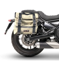 Bags & Bike SAHARA G CALI Coppia Borse Laterali Canvas Grigio Per Moto Morini Calibro Dal 2024