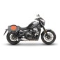 Bags & Bike CLASSIC NC CALI Borsa Laterale Classic Nera E Cuoio Pvc Pu Pelle Idrorepellente Per Moto Morini Calibro Dal 2024