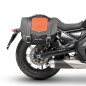 Bags & Bike CLASSIC NC CALI Borsa Laterale Classic Nera E Cuoio Pvc Pu Pelle Idrorepellente Per Moto Morini Calibro Dal 2024