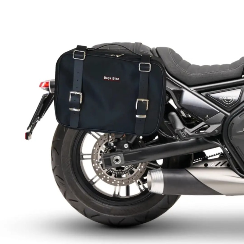 Bags & Bike CONTAINER CALI Borse Laterali Estensibili Cordura Fissaggio Rapido Per Moto Morini Calibro Dal 2024