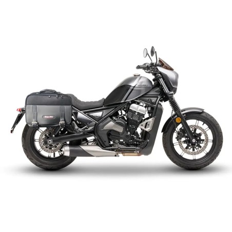 Bags & Bike TRAVEL CALI Borse Laterali Viaggio 19 Litri Cordura Pvc Pelle Idrorepellente Per Moto Morini Calibro Dal 2024