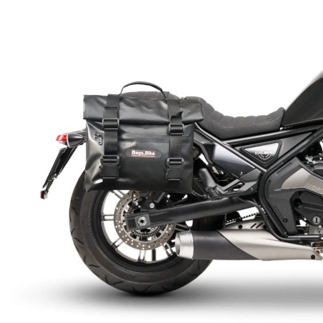 Bags & Bike AMIATA CALI Borsa Laterale Amiata Cali Cordura Pvc Pelle Idrorepellente Per Moto Morini Calibro Dal 2024