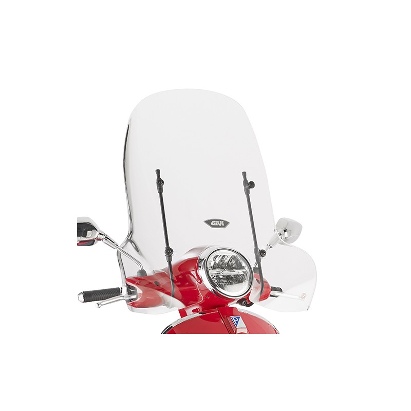 Givi 104A Parabrezza trasparente 51,5x69,5 per Vespa GTS e LX Givi 104A Parabrezza trasparente 51,5x69,5 per Vespa GTS e LX
