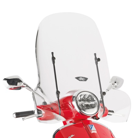 Kappa 104AK Parabrezza trasparente 51,5x69,5 per Vespa GTS e LX