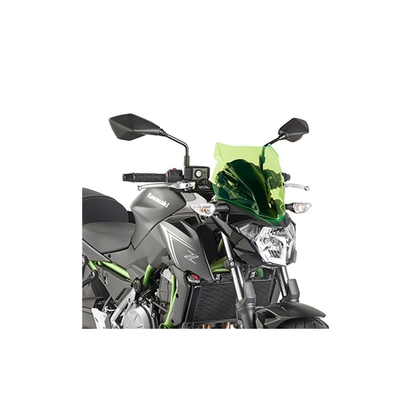 A4117GR Cupolino GIVI Lime per Kawasaki Z650 dal 2017