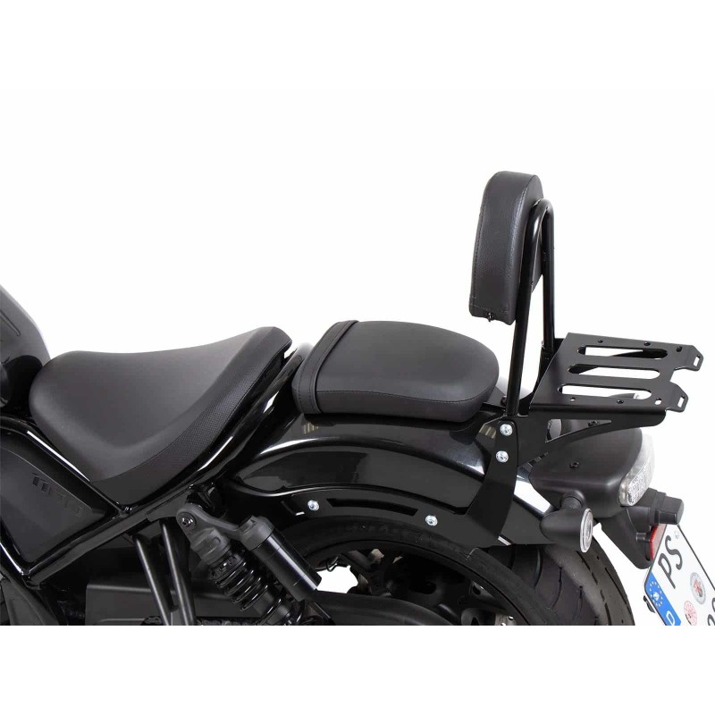 Hepco Becker 6119557 00 01 Sissybar con portapacchi nero per Honda CMX 1100 Rebel / DCT / SE dal 2025
