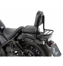 Hepco Becker 6129557 00 01 Sissybar con portapacchi posteriore nero tipo tubolare per Honda CMX 1100 Rebel / DCT / SE dal 2025