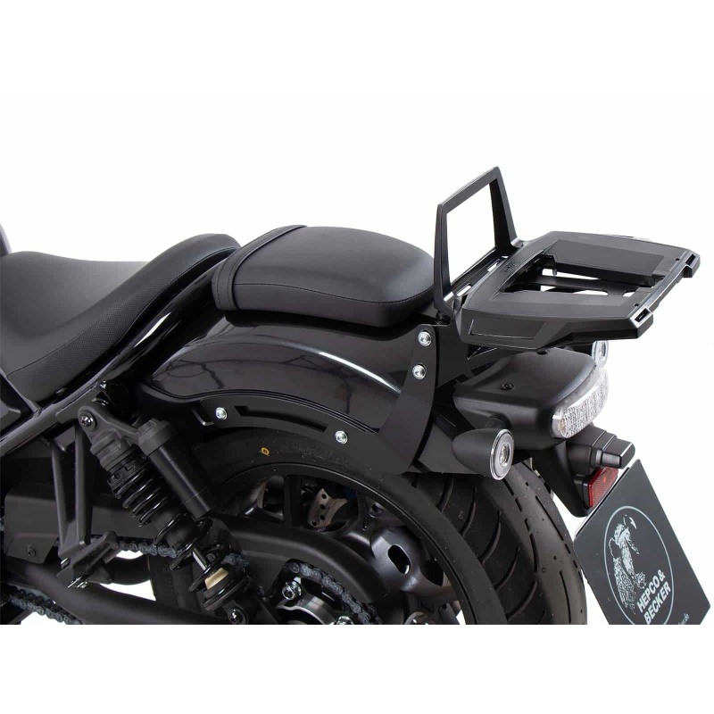 Hepco Becker 6529557 01 01 Portapacchi Alurack nero per Honda CMX 1100 Rebel / DCT / SE dal 2025