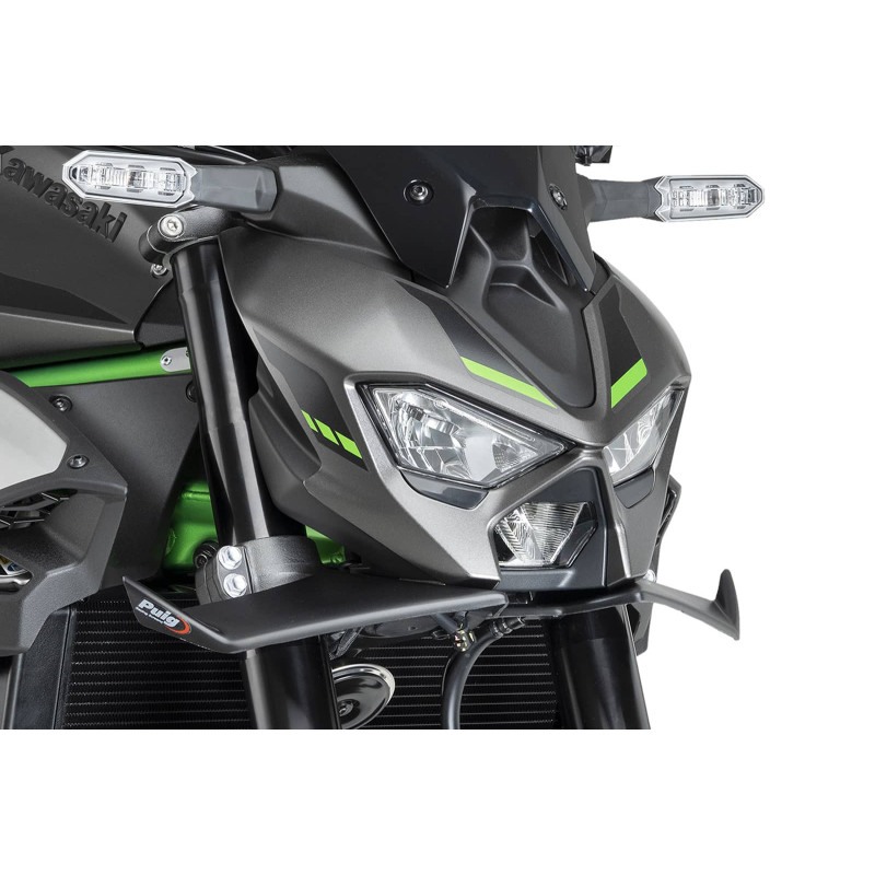 Puig 22446 Spoiler Anteriore Downforce Kawasaki Z900 dal 2025 Puig 22446 Spoiler Anteriore Downforce Kawasaki Z900 dal 2025
