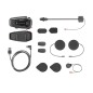 CellularLine INTERPHOUCOM6RTP Interfono Bluetooth Da Casco Pacco Doppio Universale Con Microfono Integrato E Comando Vocale