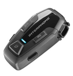 CellularLine INTERPHOUCOM7RTP Interfono Bluetooth Per Casco Moto Doppio Pack Compatibile Con Caschi Integrali Modulari Jet