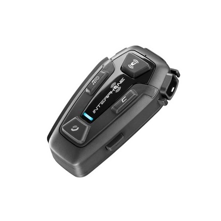 CellularLine INTERPHOUCOM8RTP Interfono Doppio Mesh 2.0 Bluetooth 5.2 Altoparlanti Hd 40 Mm Impermeabile Ip67 Compatibile Sena T