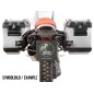 Hepco Becker 6516546 00 01-01-40 Portavaligie laterale Cutout con valigie Xplorer nere per BMW R 12 G/S dal 2025