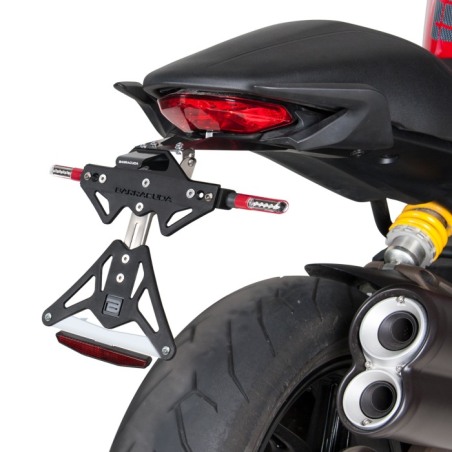 Portatarga reclinabile Barracuda DN8104 per Ducati Monster 821 dal 2014 al 2017
