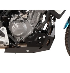 Hepco Becker 8107678 00 01 Piastra protezione motore Paracoppa nera per CF Moto 450 MT dal 2024
