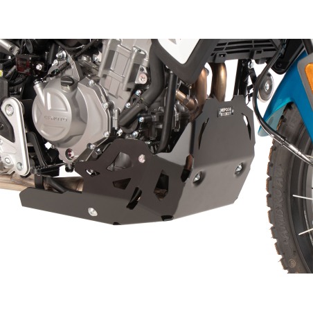 Hepco Becker 8107678 00 01 Piastra protezione motore Paracoppa nera per CF Moto 450 MT dal 2024
