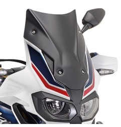 KD1144BO Kappa Cupolino basso Nero Opaco per Honda CRF 1000 L Africa Twin dal 2016 