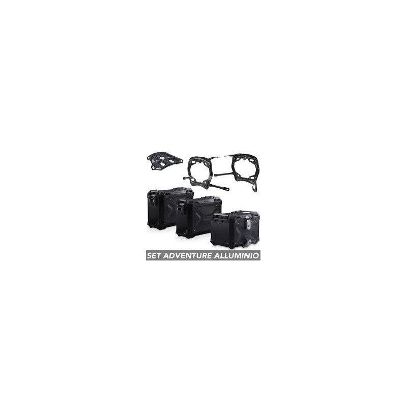 Sistema di valigie in alluminio TRAX ADV Sw-Motech KFT.01.808.70100/B per Honda X-ADV 750 dal 2025 Sistema di valigie in alluminio TRAX ADV Sw-Motech KFT.01.808.70100/B per Honda X-ADV 750 dal 2025