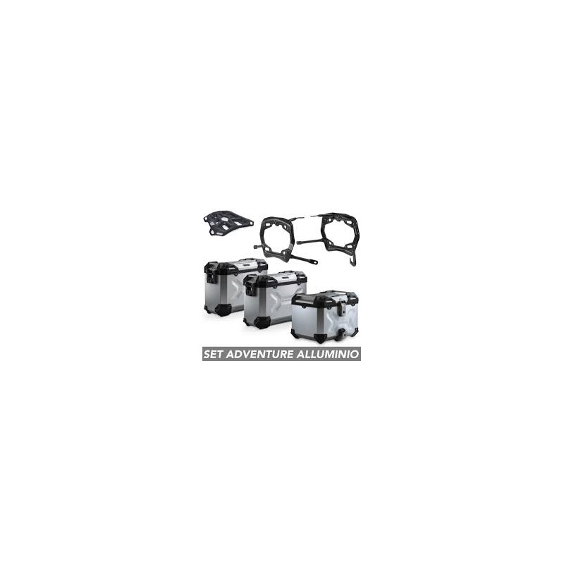 Sistema di valigie in alluminio TRAX ADV Sw-Motech KFT.01.808.70200/S per Honda X-ADV 750 dal 2025 Sistema di valigie in alluminio TRAX ADV Sw-Motech KFT.01.808.70200/S per Honda X-ADV 750 dal 2025