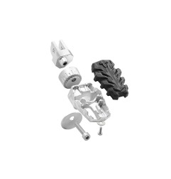 Kit pedane regolabili EVO Sw-Motech FRS.08.112.10400 Kawasaki Versys 1100 / SE
