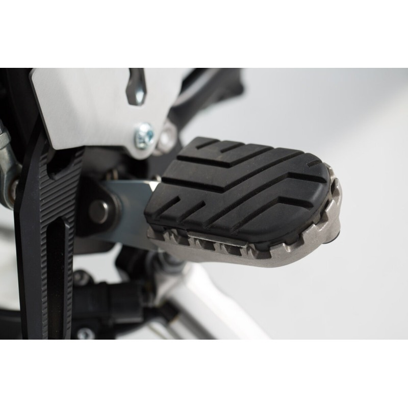 Portapacchi SW-Motech ADVENTURE-RACK Nero Per Triumph Tiger 1200 (11-) - Alluminio Per Avventure Off-Road