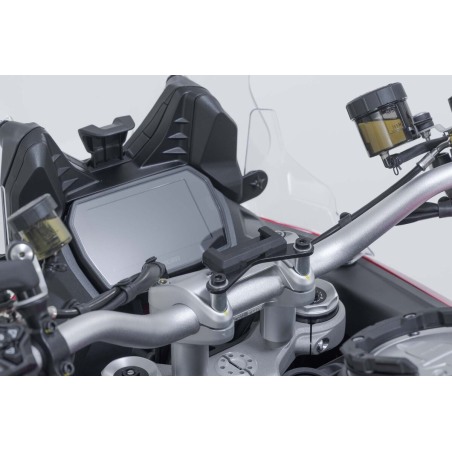 Supporto navigatore per manubrio Sw-Motech GPS.22.646.10201/B Ducati Multistrada V2 e V4