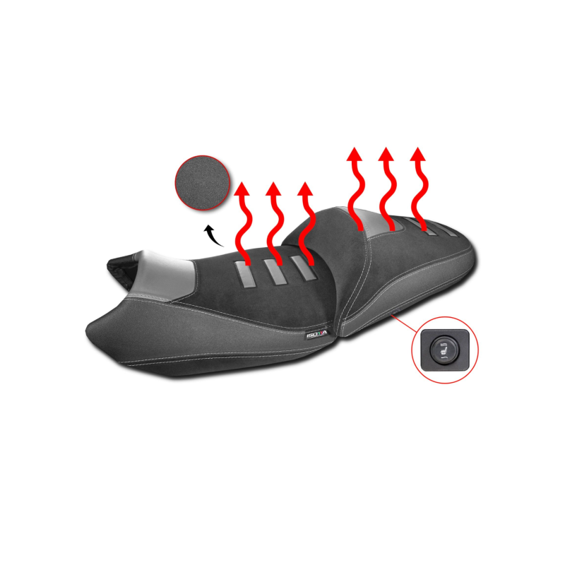 Isotta SE1167 Sella Anteriore Comfort Riscaldata BMW R 1300 GS dal 2023 Isotta SE1167 Sella Anteriore Comfort Riscaldata BMW R 1300 GS dal 2023