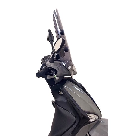 FABBRI Parabrezza Moto Grigio SUMMER Per PEUGEOT GEOPOLIS Executive/Premium/E 4T 125 (2006-2013) - 3
