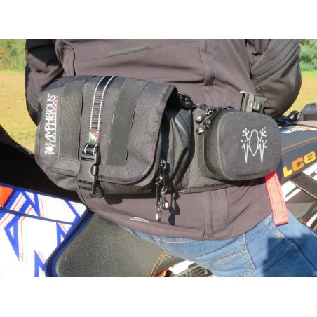Amphibious Off‑Waist Marsupio tecnico 5 lt TPU HD Nero