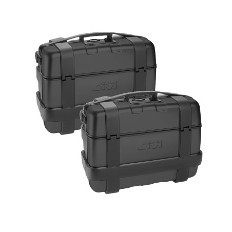 Givi TRK33BBPACK2 Trekker Lite Coppia valigie Valigie Laterali 33 Nere