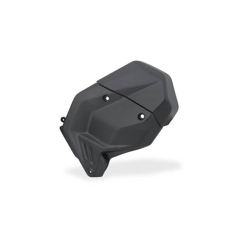 CNC Racing ZA411Y Cover motore SX Ducati Panigale V4 MY2025 Carbonio